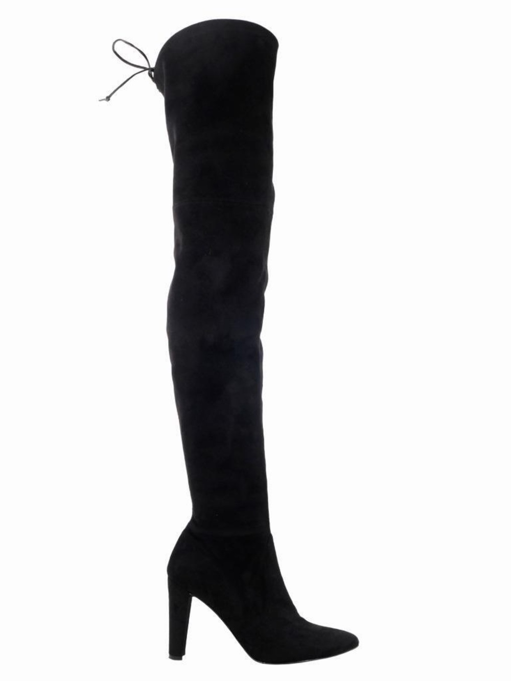 Stuart Weitzman Highland Black Over-The-Knee Suede Boots